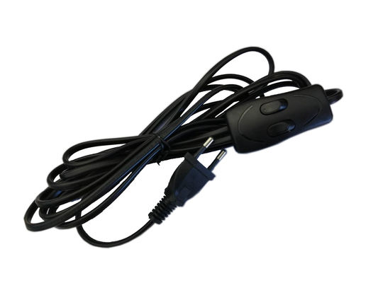 품질  European VDE Power Cord AC IEC 3 Ft Extension Cord With Switch 공장