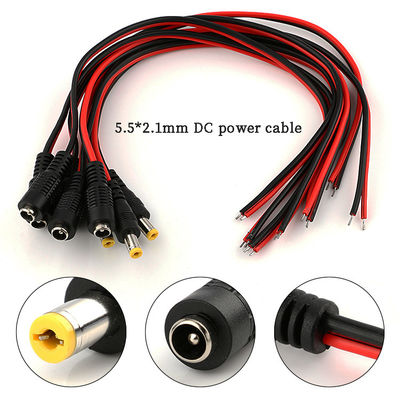 품질  5.5x2.1mm DC Power Cord 1m 2m 3m Power Adapter Extension Cable For CCTV Camera 공장